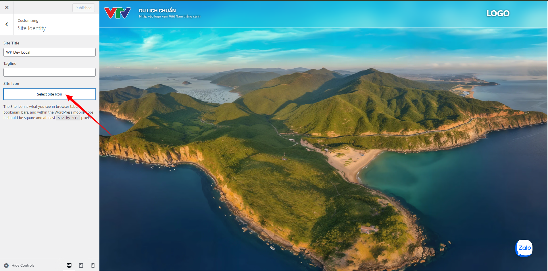 Tùy biến tiêu đề